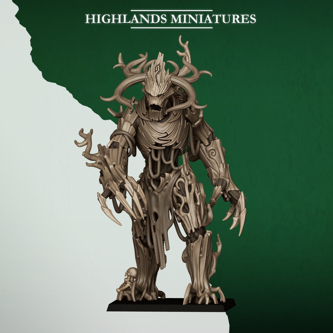 Giant Tree tabletop terrain piece by Highlands Miniatures, 28-32mm wargaming scenery.
