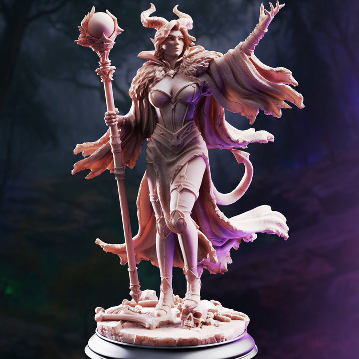 Tiefling Dark Sorceress - Mallory