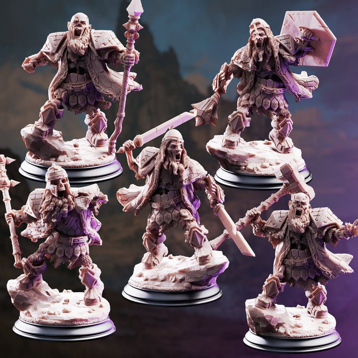 Undead Dwarven Brothers - Brook, Crook, Hook, Mook &amp; Sook