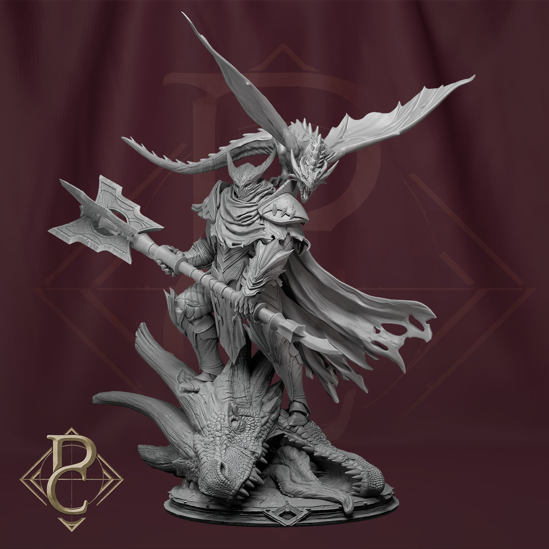 Lord Venator unpainted resin character miniature by Parasite Collectibles, 28-32mm DnD tabletop model.