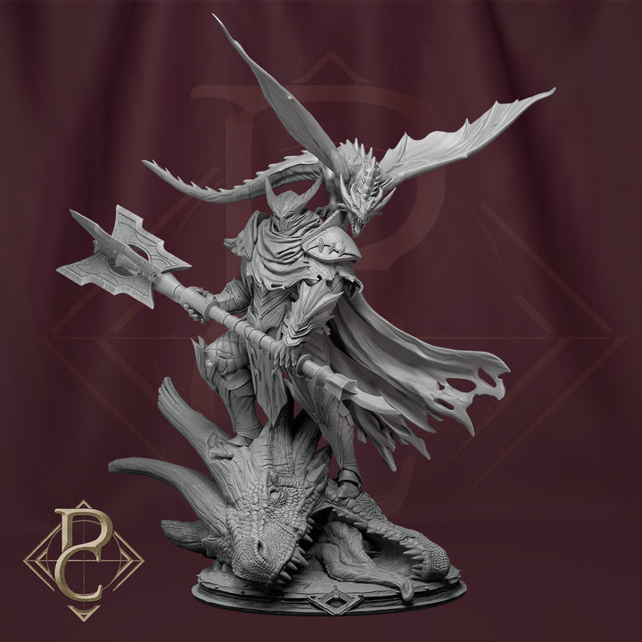 Lord Venator unpainted resin character miniature by Parasite Collectibles, 28-32mm DnD tabletop model.