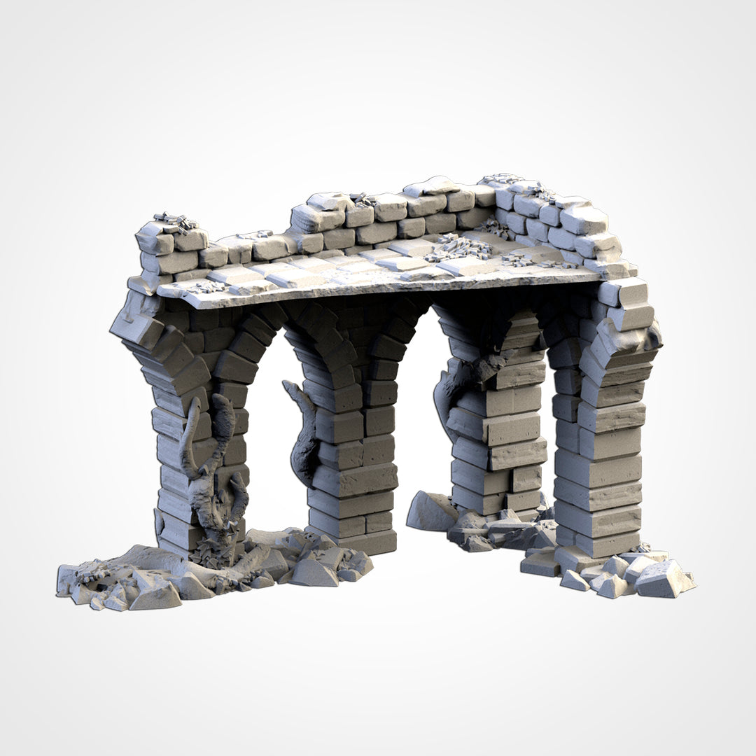Abandoned City Ruins - Complete Terrain Set