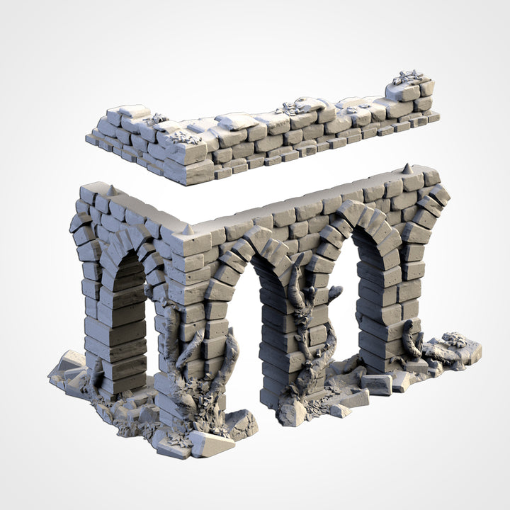 Abandoned City Ruins - Complete Terrain Set