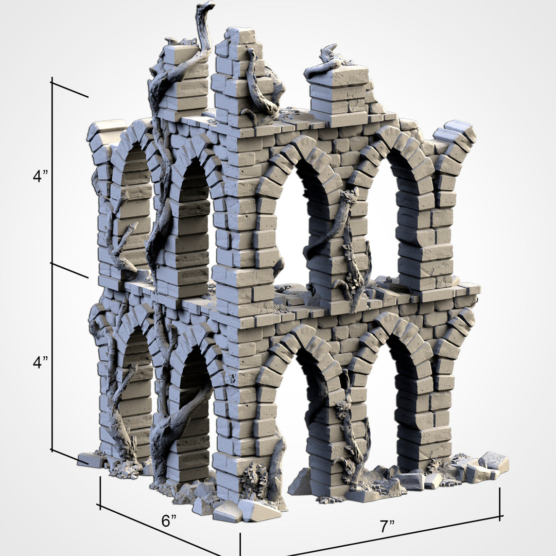 Abandoned City Ruins - Complete Terrain Set