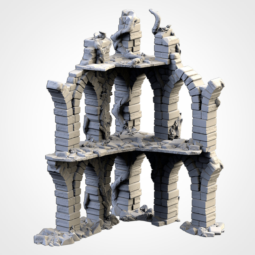 Abandoned City Ruins - Complete Terrain Set