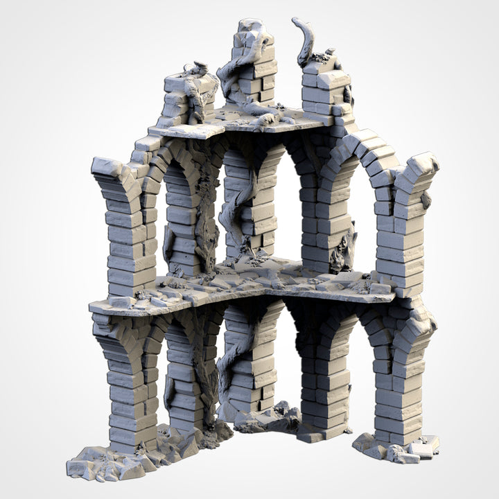 Abandoned City Ruins - Complete Terrain Set