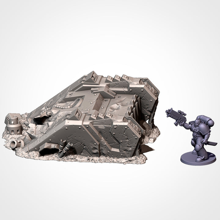Crashed Tanks - Complete Sci-Fi Terrain Set