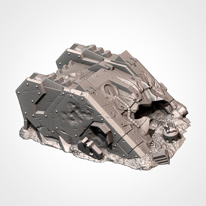 Crashed Tanks - Complete Sci-Fi Terrain Set