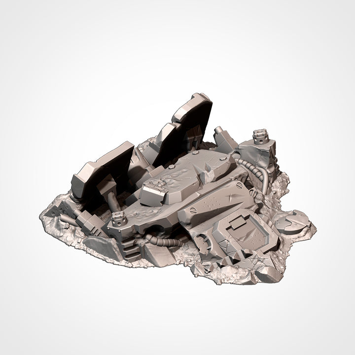 Crashed Tanks - Complete Sci-Fi Terrain Set