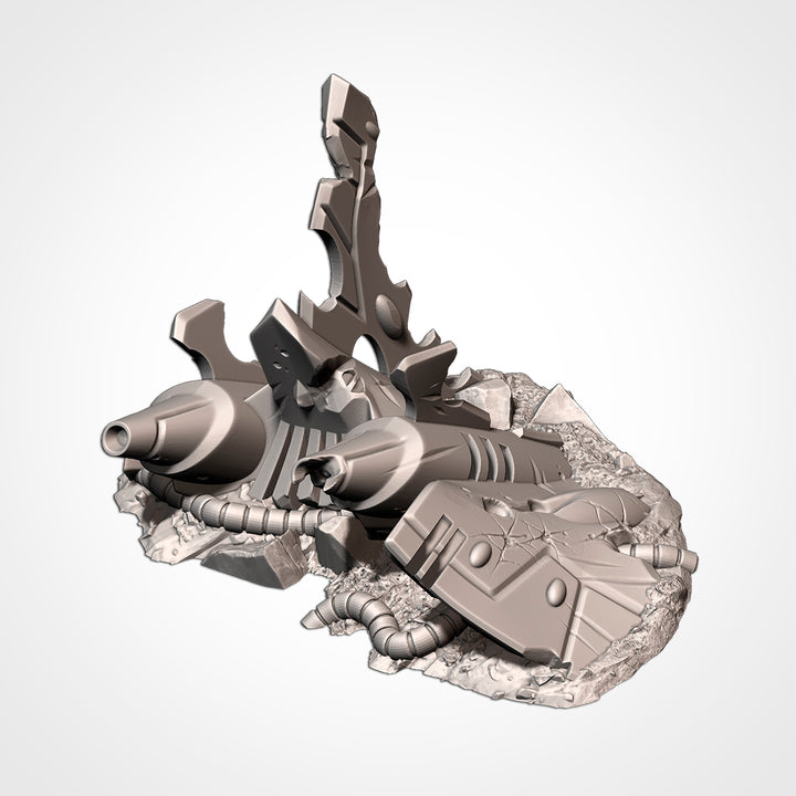 Xenos Crashed Ships - Complete Sci-Fi Terrain Set