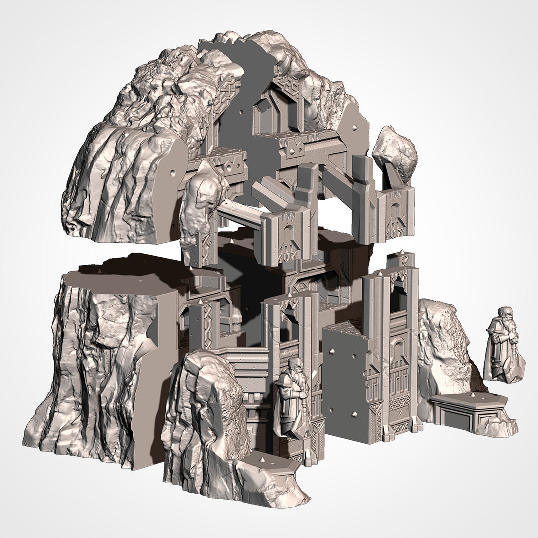 The Isolated Mountain - Dwarven Terrain Set