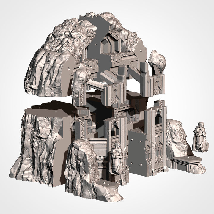 The Isolated Mountain - Dwarven Terrain Set