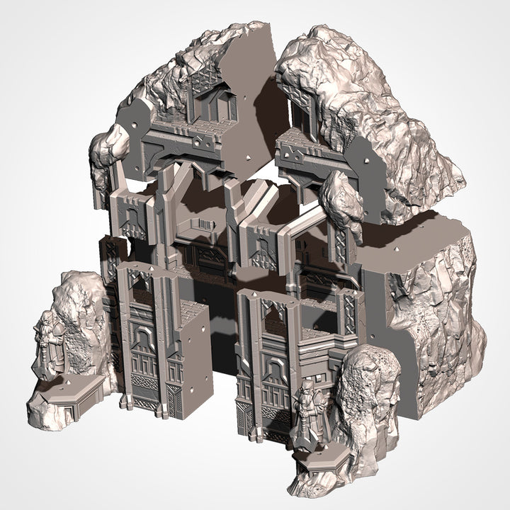 The Isolated Mountain - Dwarven Terrain Set