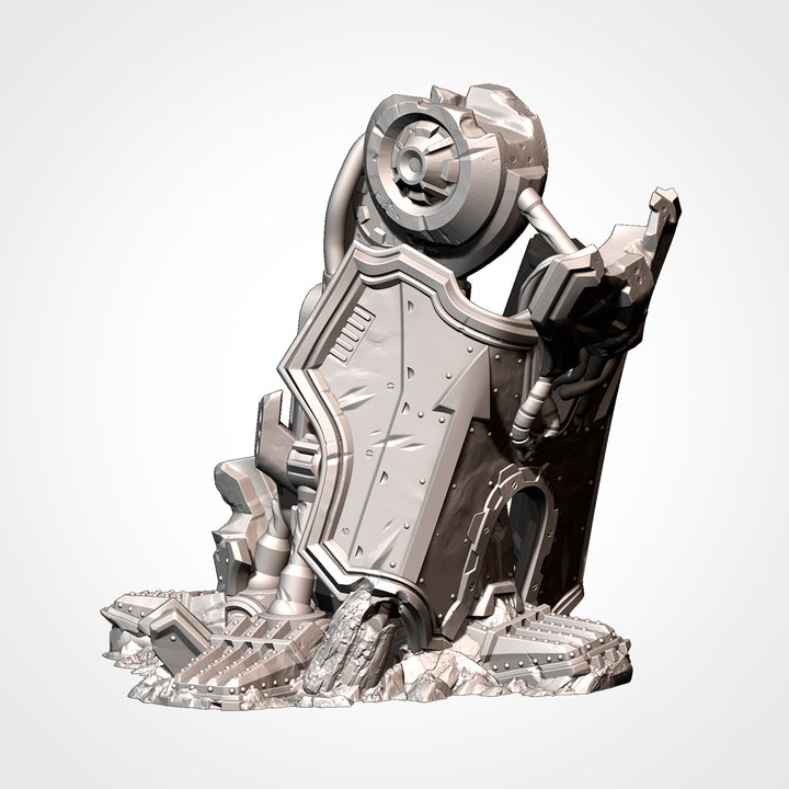 Destroyed Mega Titan - Complete Sci-Fi Terrain Set