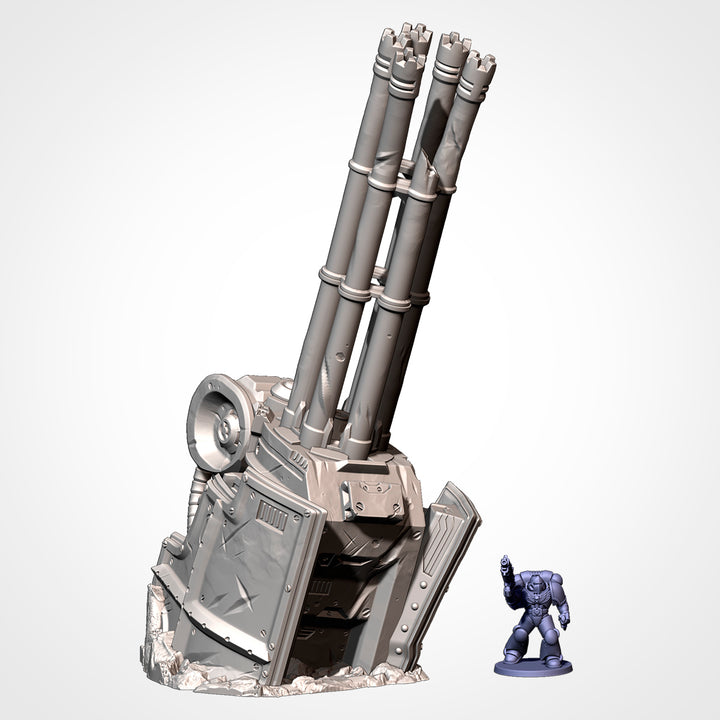 Destroyed Mega Titan - Complete Sci-Fi Terrain Set