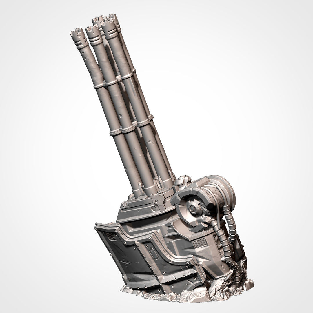 Destroyed Mega Titan - Complete Sci-Fi Terrain Set