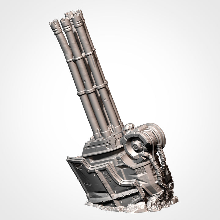 Destroyed Mega Titan - Complete Sci-Fi Terrain Set