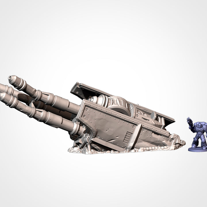 Destroyed Mega Titan - Complete Sci-Fi Terrain Set