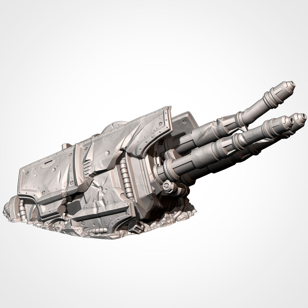 Destroyed Mega Titan - Complete Sci-Fi Terrain Set