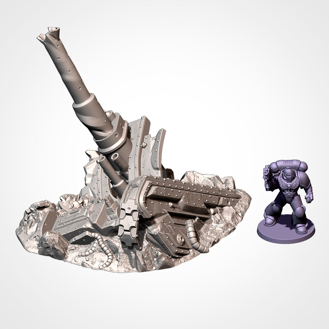 Destroyed Tanks - Complete Sci-Fi Terrain Set