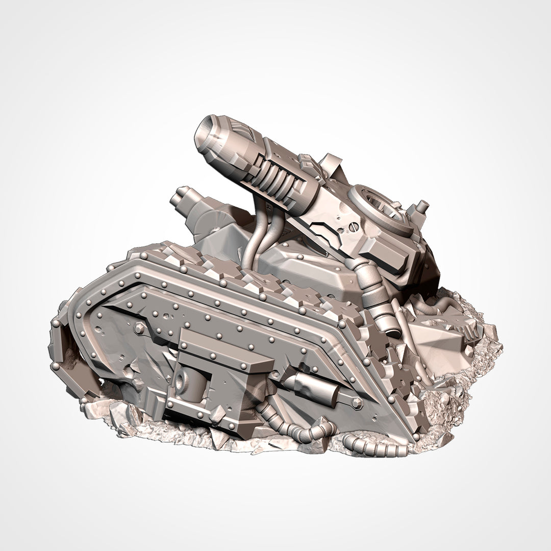 Destroyed Tanks - Complete Sci-Fi Terrain Set