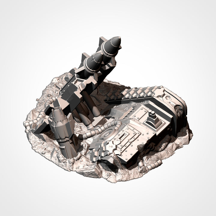 Destroyed Tanks - Complete Sci-Fi Terrain Set