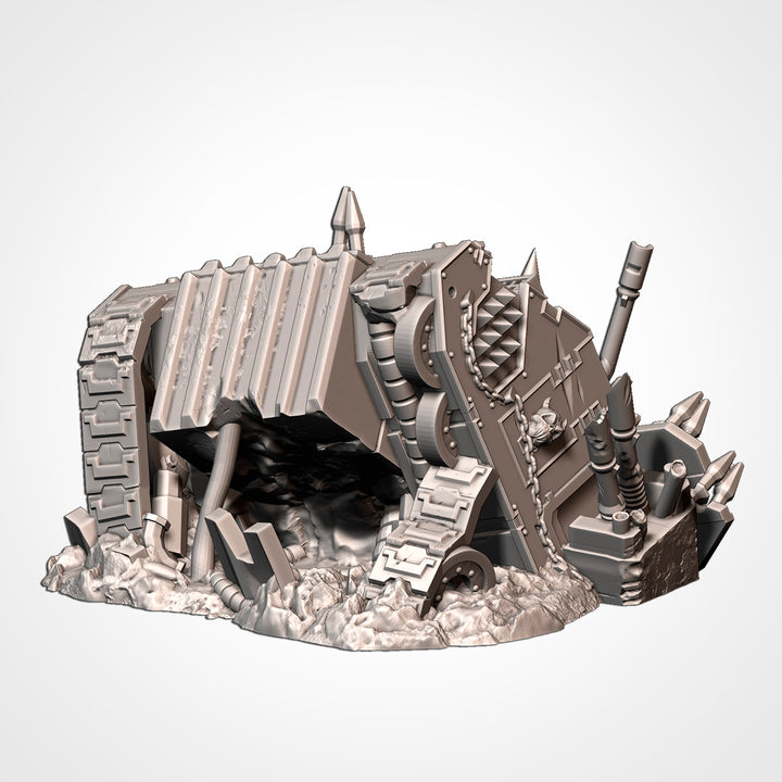 Destroyed Infernal Tanks - Complete Sci-Fi Terrain Set