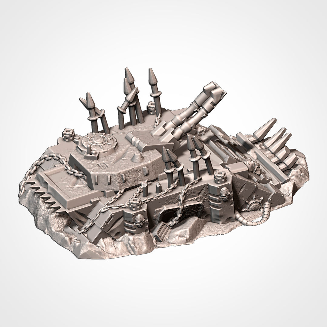 Destroyed Infernal Tanks - Complete Sci-Fi Terrain Set