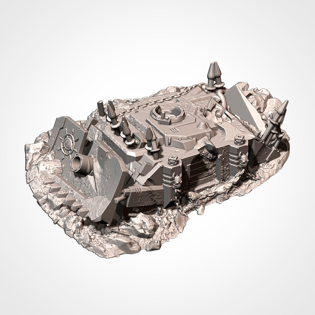 Destroyed Infernal Tanks - Complete Sci-Fi Terrain Set