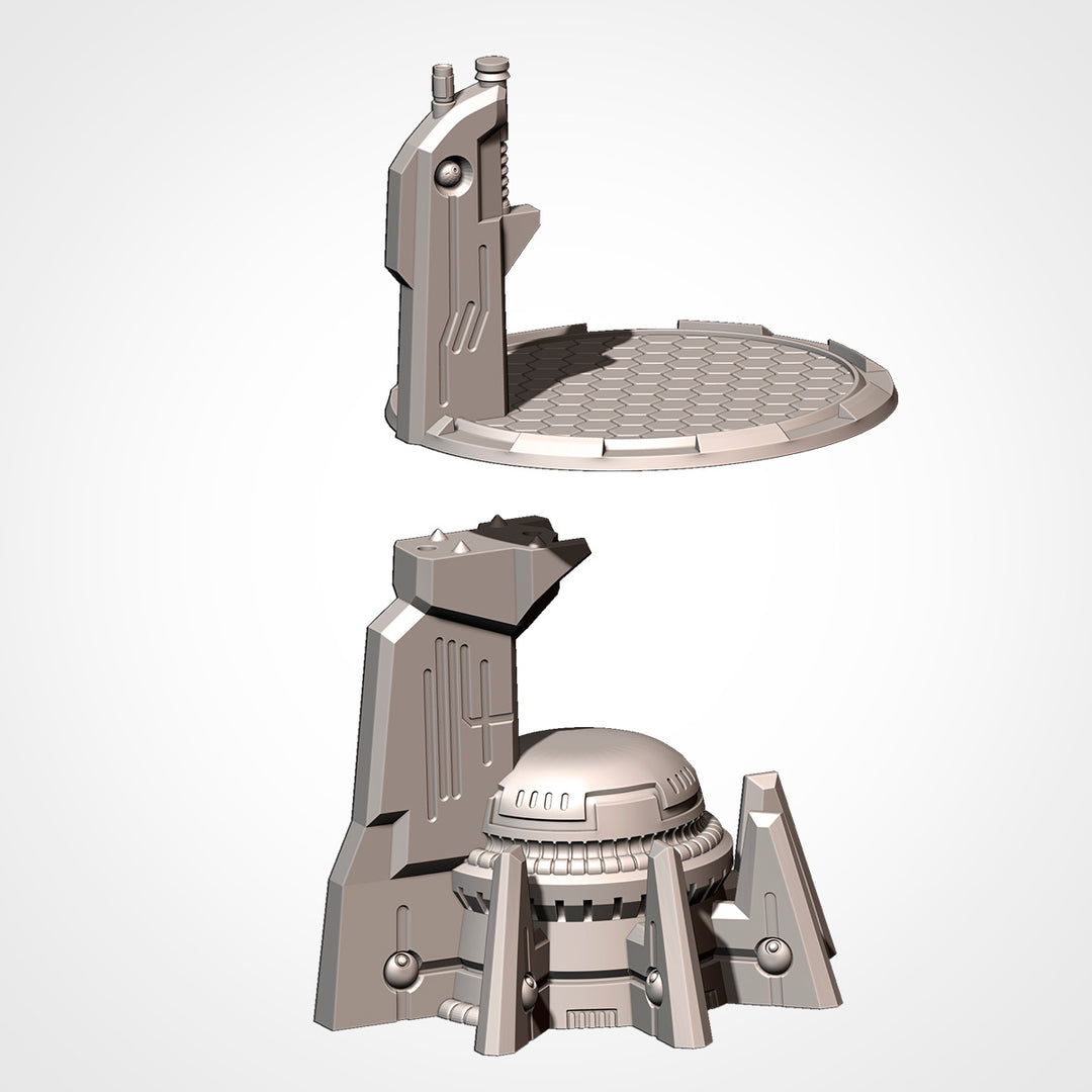 Xenos Buildings - Complete Sci-Fi Terrain Set