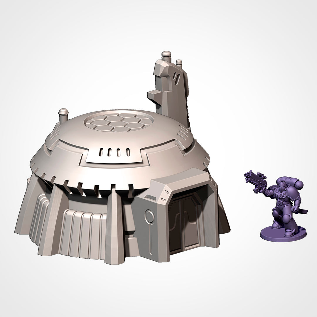 Xenos Buildings - Complete Sci-Fi Terrain Set