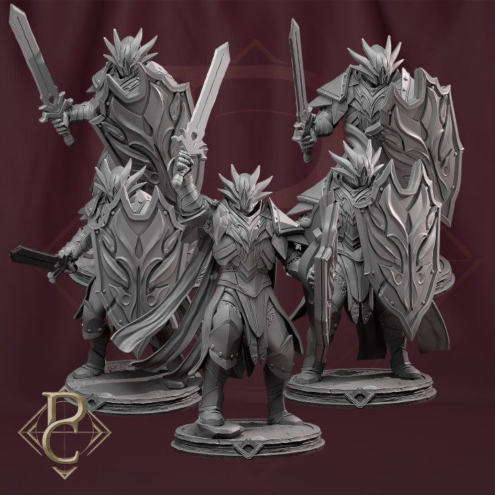 Unascended unpainted resin character miniature by Parasite Collectibles, 28-32mm DnD tabletop model.