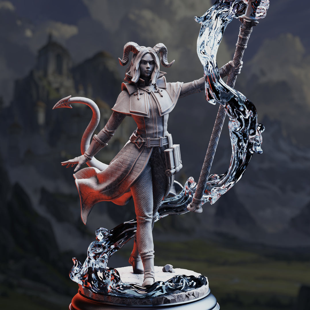 Tiefling Priestess - Aria the Faithful