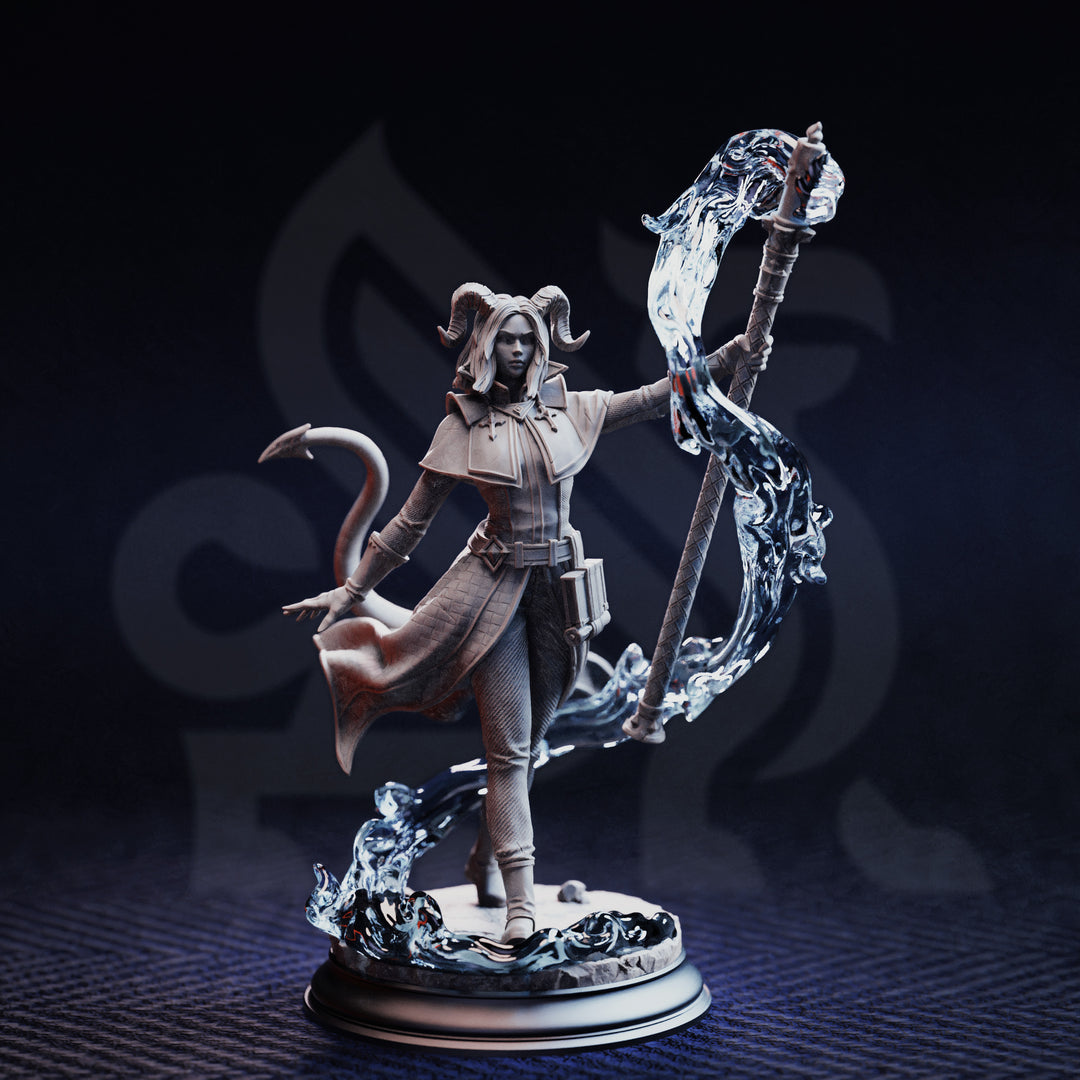Tiefling Priestess - Aria the Faithful