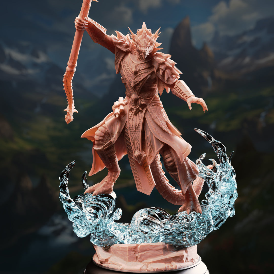 Chaos Dragonborn Sorcerer - Artizak Stormscale