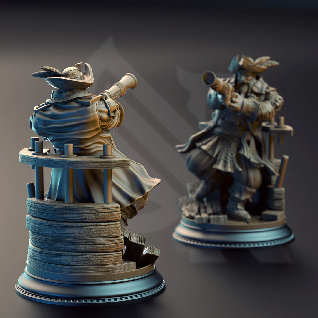 Dwarf Pirate Captain - Baradin Blackbeard