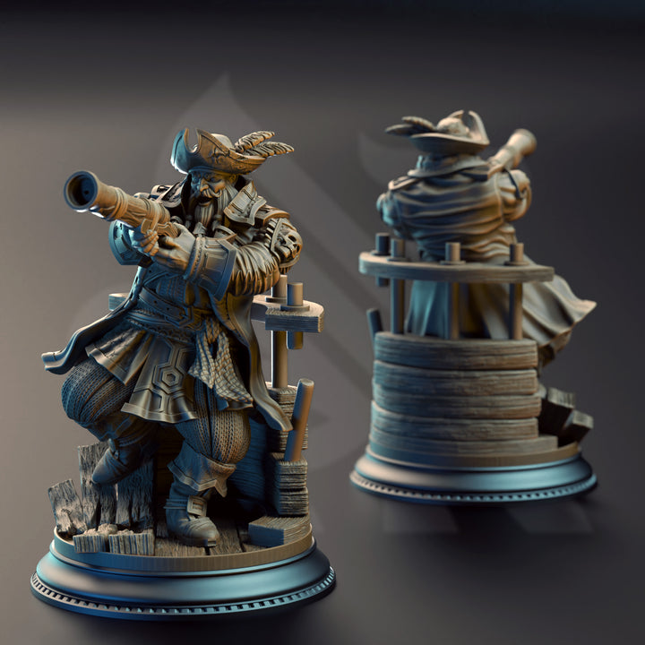Dwarf Pirate Captain - Baradin Blackbeard