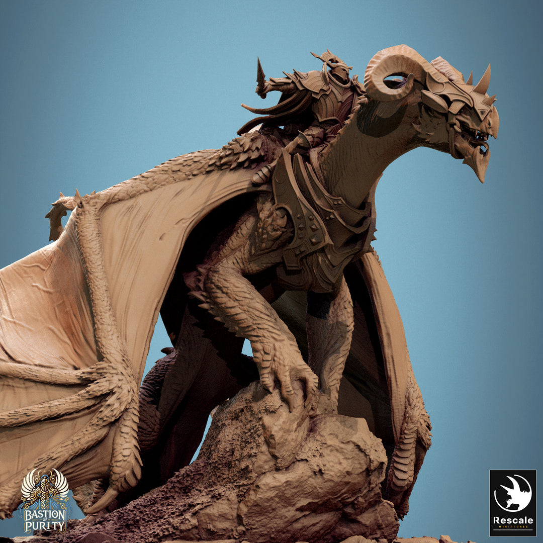 Dragon on a rock