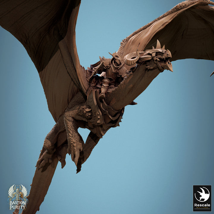 Dragon in flight