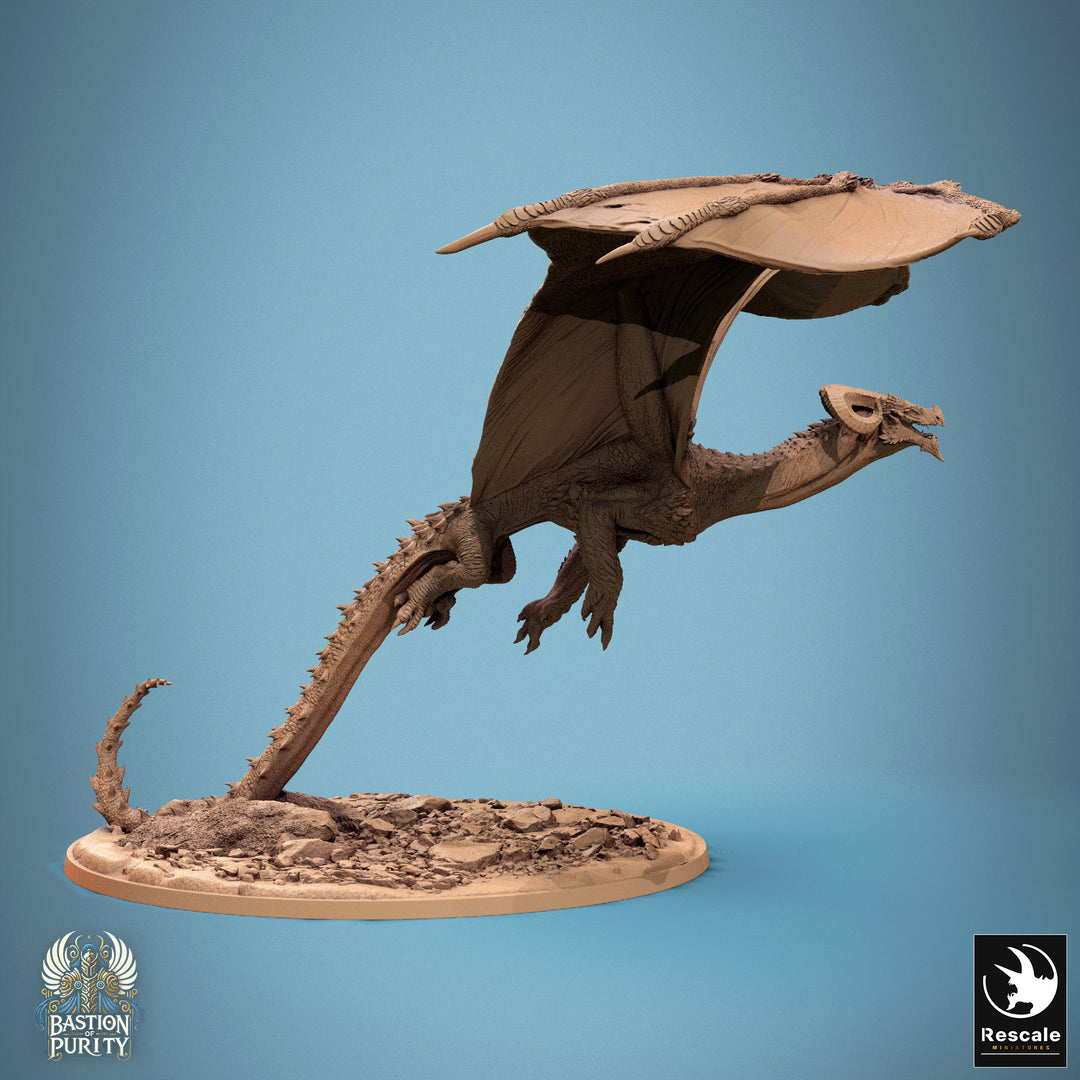 Dragon in flight