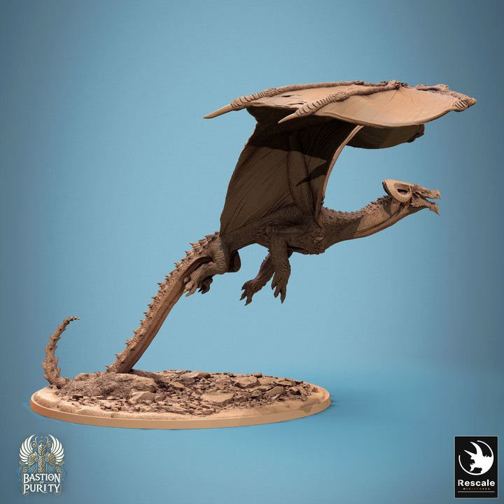 Dragon in flight
