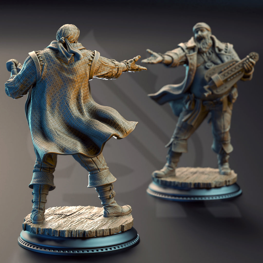 Hurdy Gurdy Pirate Bard - Bossman Bill