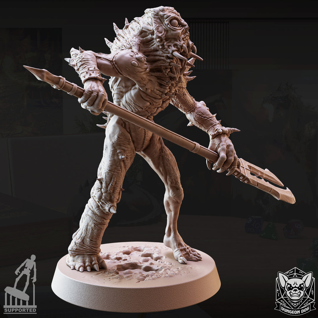 Rutterkin unpainted resin fantasy miniature by Dungeon Dog, 28-32mm DnD tabletop model.