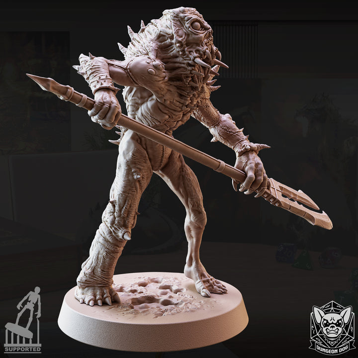Rutterkin unpainted resin fantasy miniature by Dungeon Dog, 28-32mm DnD tabletop model.