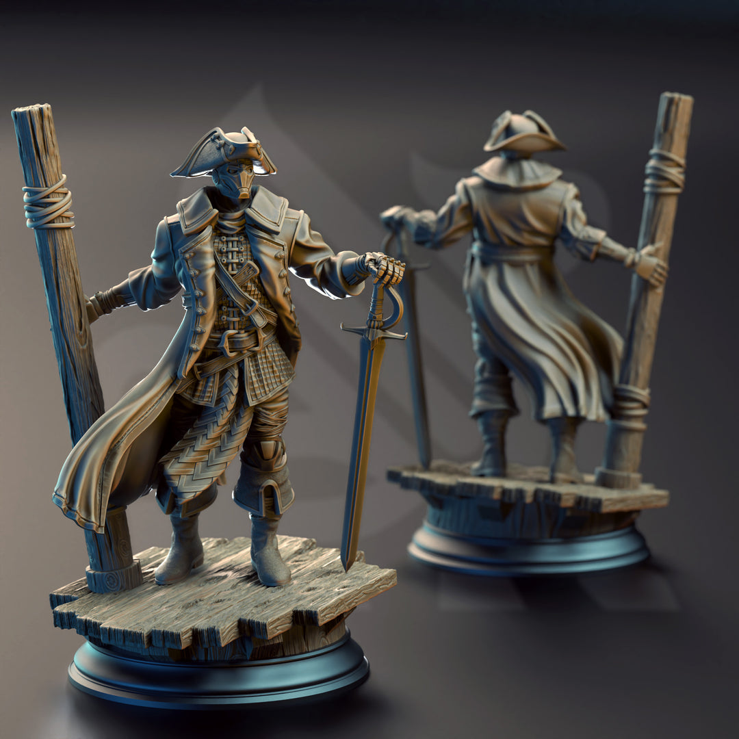 Warforged Swashbuckler - Harvold "Blue Eyes" Stalson