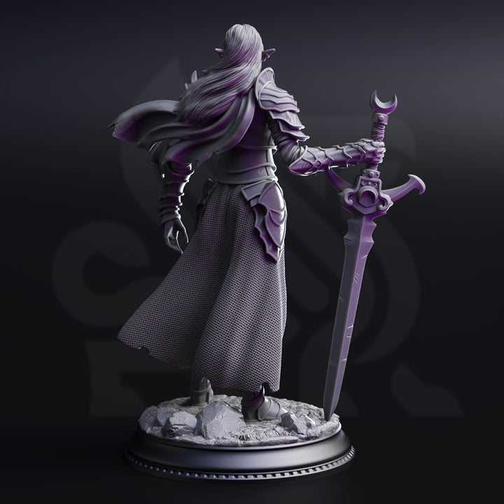 Drow Paladin of the Moon - Ilnia Vasrith