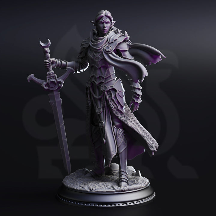 Drow Paladin of the Moon - Ilnia Vasrith