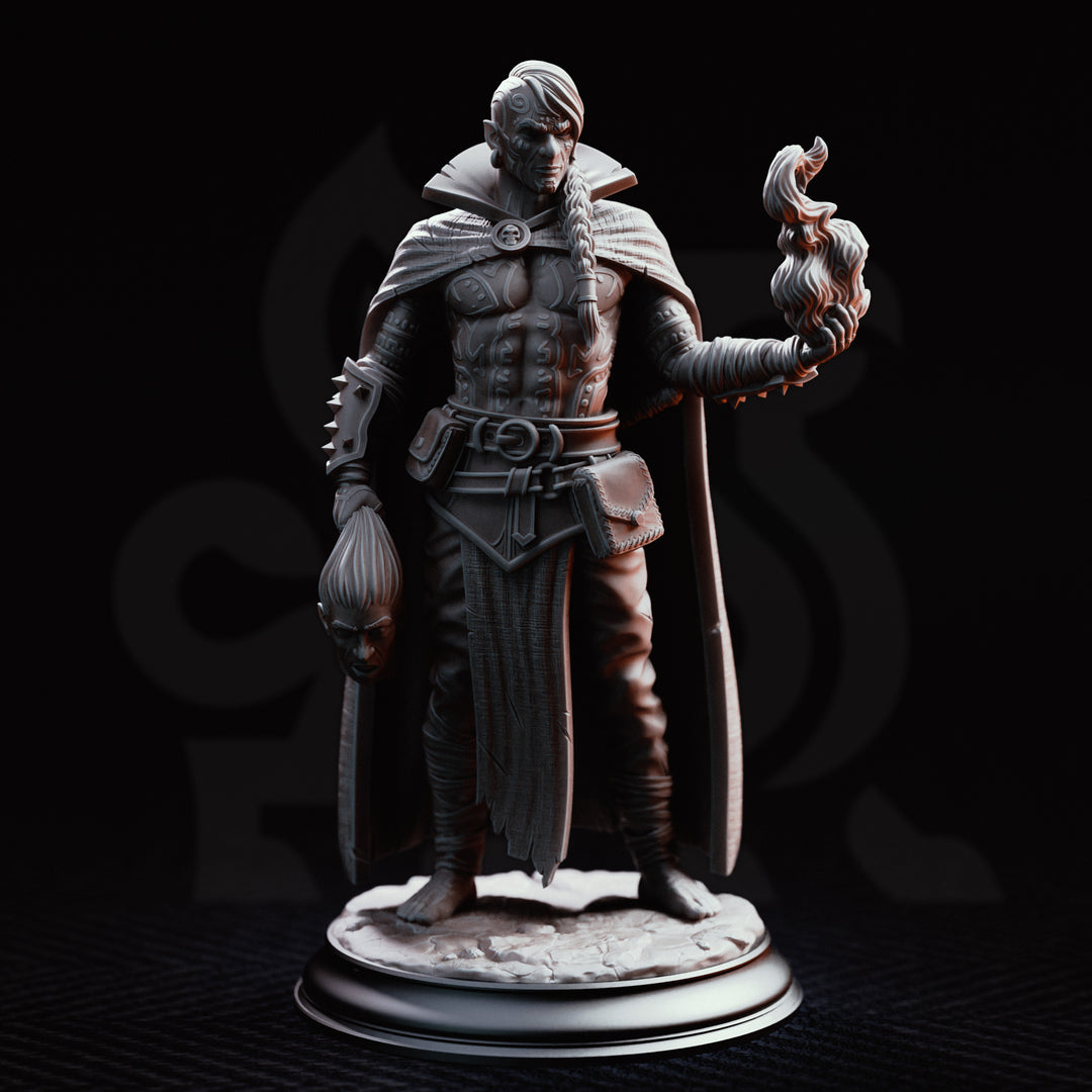Half-Elf Warlock - Kael the Forlorn