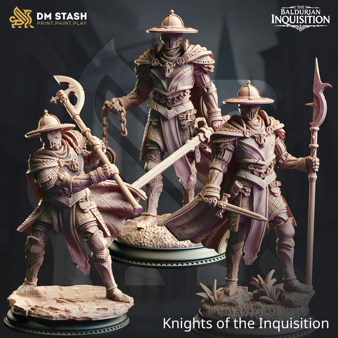 Trio of Knights - Knights of the inquisition