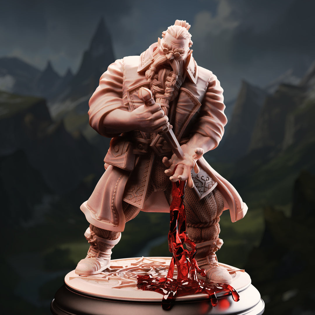 Dwarf Blood Mage Initiate - Korgrin Bloodstone